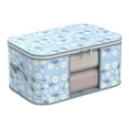 thumbnail image 2 of Apmemiss Clearance Storage Bags, Large Blanket Clothes Organization and Storage Containers for Bedding, Comforters, Foldable Organizer with Reinforced Handle, Clear Window,Sturdy Zippers, 2 of 5