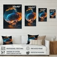 thumbnail image 4 of Designart Deep Space Planet Fusion I Canvas Wall Art, 4 of 5