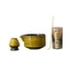 thumbnail image 1 of Juego de té japonés Matcha, accesorio japonés para de Matcha y cuchara Matcha, utensilios para hacer té, juego de tazón y batidor Matcha Amarillo, 1 of 9