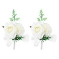 thumbnail image 1 of 2Pcs Artificial Flower Corsage Simulation Flower Brooch Wedding Photographic Prop, 1 of 5