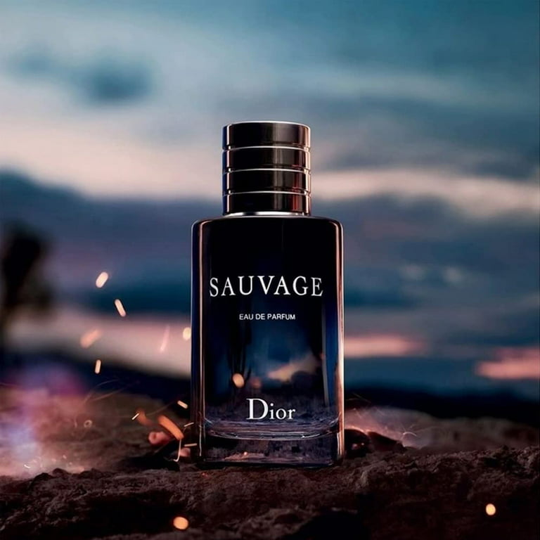 Sauvage Dior Parfum Spray 2.0 oz (60 ML) (M) Dark Blue Box