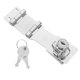 thumbnail image 5 of CRAFTHROU 1Jgo Cerradura De Pestillo Para Gabinetes Plata Resistente Para Puertas Y Cajones, 5 of 8