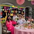 thumbnail image 7 of Vjnyvs Mexican Fiesta Backdrop - Cinco De Mayo Carnival Party Decorations, Colorful Wall Background Banner Tablecloth for Photo Booth Studio Props Decor Supplies, 7 of 7