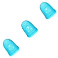thumbnail image 3 of Tholdsy Protectores de silicona para dedos de guitarra, protección para ukelele, soporte para dedos, multicolor, ahuecado, transparente, azul cielo M 3piezas, 3 of 6
