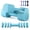 Blue, variant on Adjustable Dumbbell Set 4 In 1 Free Weight For Women Hand At Home Each 2lb 3lb 4lb 5lb With Tpu Soft Rubber Handle Gym Aquatic Fitness Equipment Purple