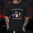thumbnail image 2 of Male Print Halloween Theme Casual Crewneck Fire Graphic Plus Size Shirt Printed Solid Color Short Sleeve Top, 2 of 6