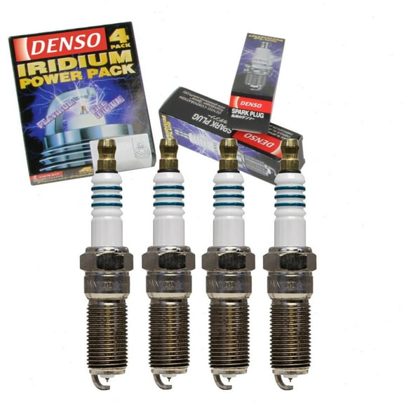 4 pc DENSO Iridium Power Spark Plugs compatible with Chevrolet Cobalt 2.0L 2.2L 2.4L L4 2005-2010
