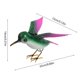 thumbnail image 3 of Garden Bird Decoration 3D Metal Bird Shaped Hanging Sculpture Animal Figurine, 3 of 5
