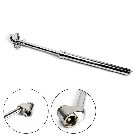 10-160PSI Heavy Duty Tire Air Pressure Gauge Dual Head For Car Truck Motorcycle