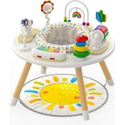 Move2Play 4-in-1 Baby Activity Center | Montessori-Inspired Design | 8 Interactive Toys | Tummy Time, Exersaucer, Jumper & Toddler Table | Must Have Gift for Newborns, 3, 6+ Month Old
