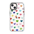 thumbnail image 1 of Casetify Impact Case iPhone 13 Polka Daub Hearts, 1 of 3