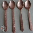 thumbnail image 4 of Wollet Hand-made Pure Copper Spoon, 16cm(6.29'') Copper Tableware,Solid Thick Chopsticks, 4 of 6