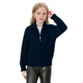 thumbnail image 4 of Cethrio Boys Cardigan Sweaters, Knitting Cotton Zip up Stretch Lapel Sweaters for Boys Dark Blue Size 8, 4 of 6