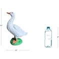 thumbnail image 2 of 15" Solid Concrete Goose Statue, HANDMADE Dress up goose statue, life-size American Porch Goose Statue, Bird garden Statues,, 2 of 8