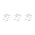 thumbnail image 3 of relayinert Convenient Towel Organizer 45cm Wide Separation Space Waterproof Good Air Circulation 4 Towels Simultaneously Foldable Pink 3Set, 3 of 6