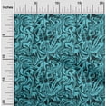 thumbnail image 2 of oneOone Cotton Silk Turquoise Green Fabric Abstract Craft Projects Decor Fabric Printed By The Yard 42 Inch Wide, 2 of 4