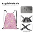 thumbnail image 4 of Wukai Butterfly 1 Drawstring Backpack Bag Sport Gym Sackpack Large Size String Backpack Cinch for Women Men-Medium, 4 of 6