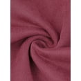 thumbnail image 5 of FAB CURVES Women's Faux Suede Leggings High Waisted Stretch Slim Pants S Dark Red, 5 of 6