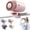 Pink, variant on Portable Clip on Fan, Hands-Free Mini Hat Fan with 3 Speeds, Rechargeable Personal Cooling Fan for Hiking, Camping, Soccer, Running and Travel(Black)