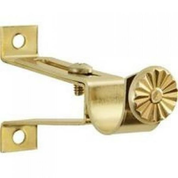 0.625 in. Cafe Rod Bracket  Brass