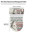thumbnail image 5 of HELLHERO Mother's Day Stylish Gifts Elastic Fabric Toilet Bowl Cover, Elastic Edge, Universal U-Shaped Stretch, Stretchy Fabric, 5 of 5