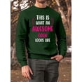thumbnail image 2 of Awesome Cook Looks Like Sweatshirt Men -Smartprints Designs, Male XX-Large, 2 of 4