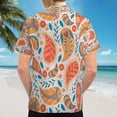 thumbnail image 6 of High Quality Hawaiian Shirts for Men Short Sleeve Aloha Beach Shirt Floral Summer Casual Button Down Shirts Blouses 4MIRIZ, 6 of 7
