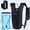 Black, variant on Hydration Backpack with 2L Water Bladder,15L Lightweight Hiking Water Backpack,Cycling Hydration Pack with Detachable Net Bag, Insulated Hydration Bag for Biking,Climbing,Running(Black)