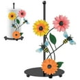 thumbnail image 3 of POINTERTECK Sunflower Paper Towel Holder Iron Art Sunflower Kitchen Roll Stand Lifelike Butterfly/Bee Paper Towel Stand Decorative Standing Paper Towel Holer for Kitchen Countertop Garden, 3 of 11