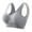 Gray #001, variant on Knosfe Breathable Anti-Sagging Breasts Sports Bras for Women Cooling Comfort Wireless Bra Breathable Lift Up Air Bra White XX-Large