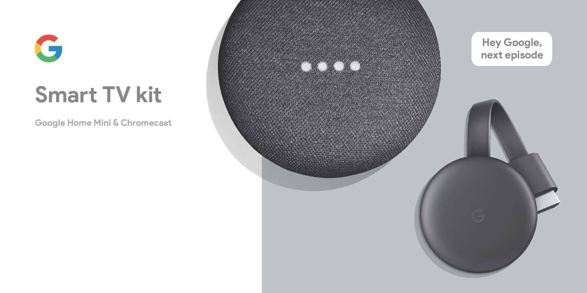 Google Smart TV Kit: Google Home Mini 