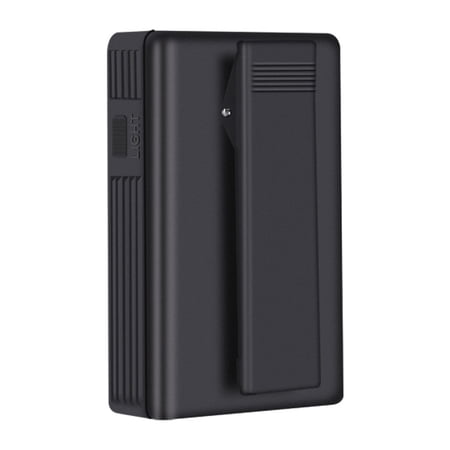 NFTIGB GT01 Bluetooth Speaker Portable Wireless Sound Box 5W Loudspeaker IPX6 Waterproof Outdoor Speakers FM Radio TF Card AUX IN Music Play with Mic Flashlight Back Clip Black
