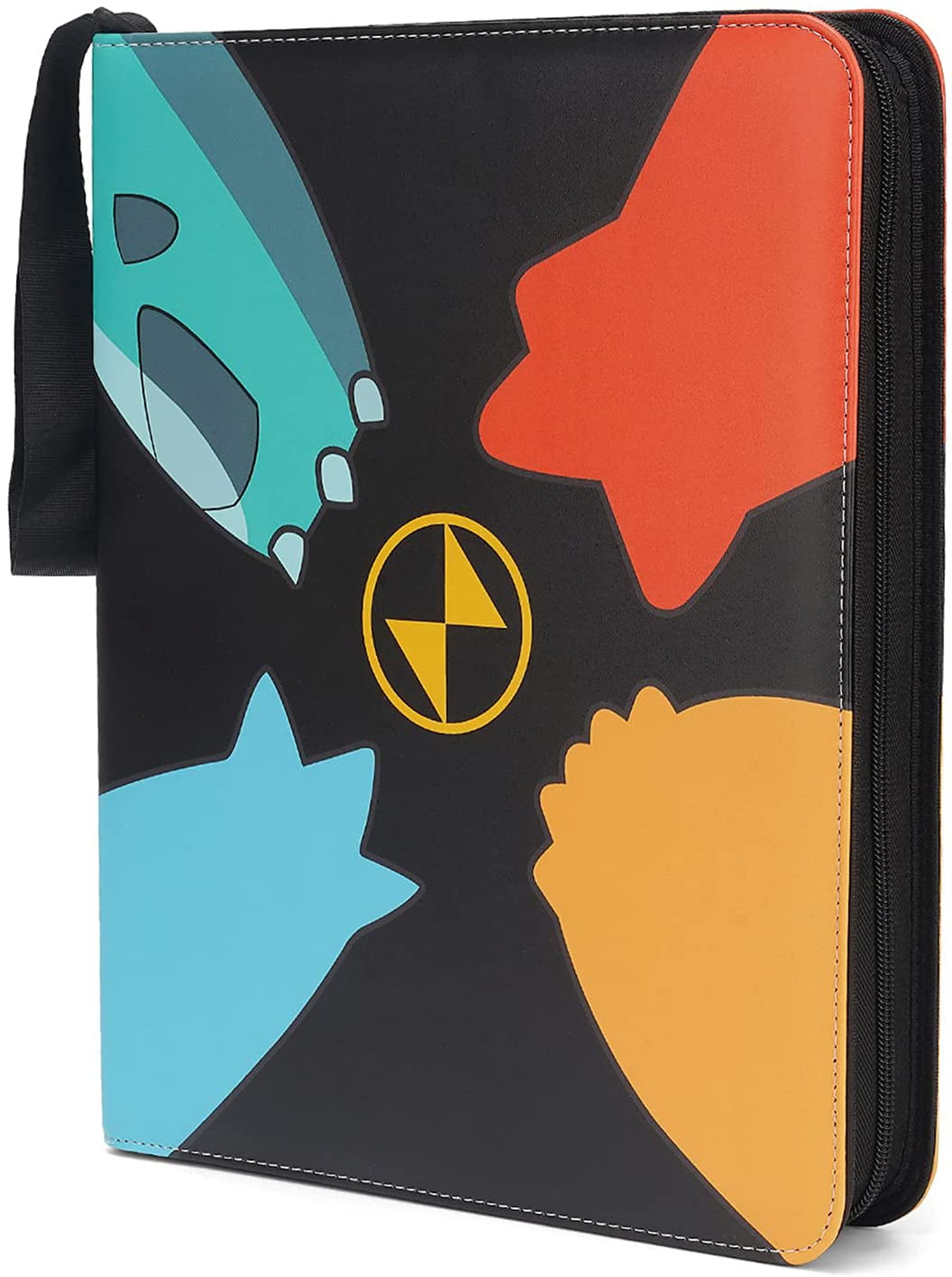 For Pokemon Card Binder Folder 4-Pocket 400 Pockets with 50 Removable Sleeve Included fit 400 Trading Cards for Pokemon Card Holder Book
