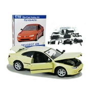 Yellow Peugeot 406 1:18 Scale Die Cast Model Kit