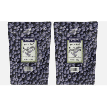 Trader Joe's Freeze Dried Blueberries (Pack of 2)
