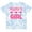 Tie Dye Blue, variant on Inktastic Nana's Girl Grandchild Girls Toddler T-Shirt