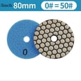 thumbnail image 5 of 3 Inch Diamond Polishing Pad Dry Use Flexible Sanding Disc Resin Bond For Granite Marble Stone Grinding 50-3000 Grit, 5 of 5