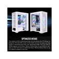 thumbnail image 3 of Thermaltake CTE T500 TG ARGB Snow E-ATX Full Tower with Centralized Thermal Efficiency Design; 3x140mm White CT140 ARGB Fans Pre-Installed; Tempered Glass Front & Side Panel; CA-1X8-00F6WN-01; White, 3 of 5
