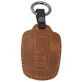thumbnail image 2 of BUYISI Leather Remote Car Key Fob Case Cover For Toyota For Corolla For Camry For Rav4 2 Buttons Brown, 2 of 9