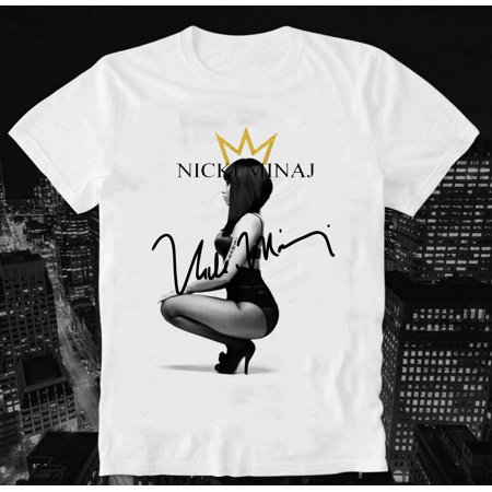New Nicki Minaj Signature For Fan White T-Shirt Full Size