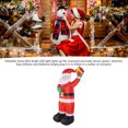 thumbnail image 4 of Papá Noel Inflable de Navidad, Decretacia Al Aire Libre Con Luz Led, Papá Noel de Pie Para Jardín, Fiesta de Césped, 4 of 7