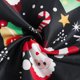 thumbnail image 4 of Vestido de verano para mujer, de manga larga, con cuello en V, estilo vintage, con estampado de empalme de Navidad, para fiestas Fridja  nbo3415, 4 of 4