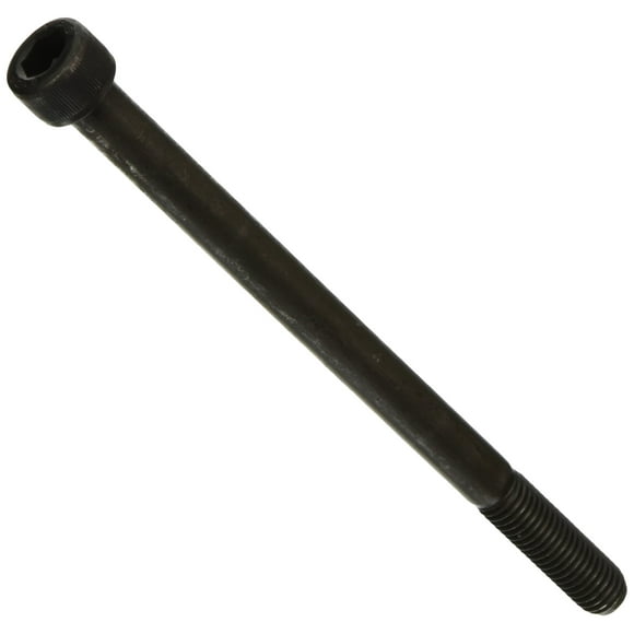 Steel Socket Cap Screw, Black Oxide, Plain Finish, Internal Hex Drive, Meets DIN 912, 35mm Length, Fully Threaded, M6-1 Metric Coarse Threads (Pack of 100)