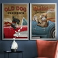 thumbnail image 3 of 2 Piece Set Old Dog Classics Premium Framed Canvas - Ready to Hang - 30.5 x 42.5 Each - Gold Frame, 3 of 8