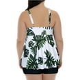 thumbnail image 4 of HAWEE Womens Plus Size Tankini Swimsuits with Shorts Two Piece Bathing Suit Floral Printed Swimwear, 4 of 4