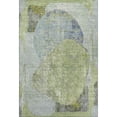 thumbnail image 2 of Addison Rugs Mayfield Premium Machine Washable Transitional Modern Green Rectangle Rug, 8' X 10' Machine Washable Transitional Modern Green Oversized Sherpa Throw Blanket, 2 of 7
