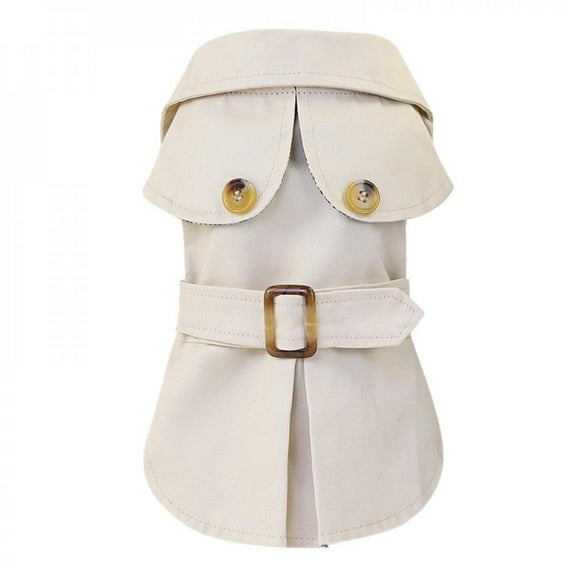 Pet Dog Clothes Pet British Style Coat For Small Dogs Pet Autumn Winter Warm Clothes Pet Windbreaker Coat Pet Outfit for Dog
