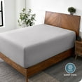 thumbnail image 3 of Bare Home Fitted Sheet - 22" Extra Deep Pocket - Premium 1800 Collection - Twin, Light Gray, 3 of 7