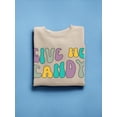 thumbnail image 3 of Give Me Candy. Groovy Style Sweatshirt Women -Image by Shutterstock, Female Medium, 3 of 4