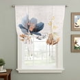 thumbnail image 2 of Spring Summer Wildflowers Balloon Curtains for Windows, Bedroom Curtains 54 Inch Length, Farmhouse Retro Floral Botanical Tie Up Curtains Panels Thermal Insulated Bathroom Curtains Window 42"x54", 2 of 8
